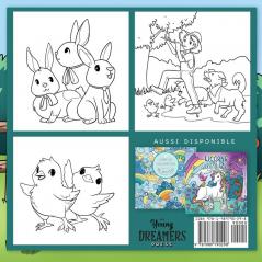 Animaux de la ferme livre de coloriage: Pour les enfants de 4 à 8 ans: 5 (Livres de Coloriage Pour Enfants)