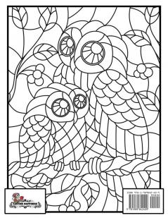 Stained Glass Coloring Book