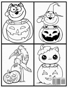 Halloween Jack-o'-lantern Coloring Book