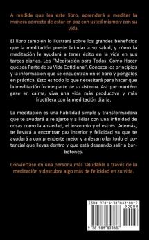 Meditación: Técnicas simples de meditación para eliminar la depresión (Aprenda como meditar para obtener la paz interior y felicidad)