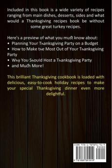 Thanksgiving Recipes: Plant-based Recipes to Celebrate the Holidays (Delicious Thanksgiving Family Recipes)