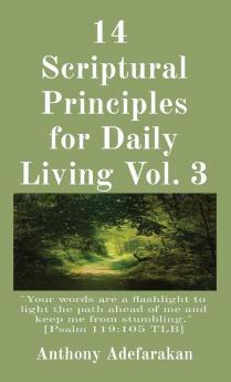 14 Scriptural Principles for Daily Living Vol. 3: "Your words are a flashlight to light the path ahead of me and keep me from stumbling." [Psalm 119:105 TLB]