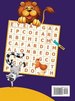 Word Search for Kids Ages 4 to 8: 100 Challenging and Fun Puzzles for Kids to Improve Vocabulary Spelling Memory and Logic Skills