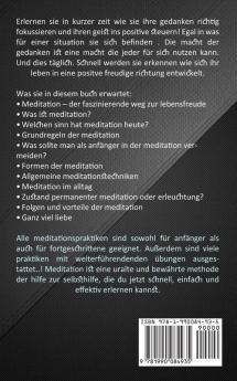 Meditation: Erlerne Die Reinigenden Techniken Der Meditation Für Mehr Achtsamkeit (Lernen Sie Durch Die Meditation Ihre Innere Ruhe Zu Finden)