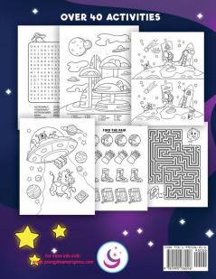 Space Activity Book for Kids Ages 6-8