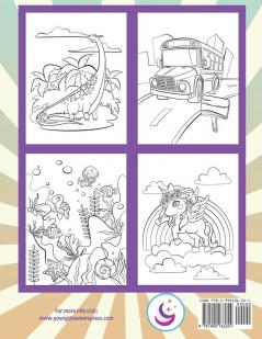 Coloring Book for Kids: For Kids Ages 4-8 9-12 (Young Dreamers Coloring Books)