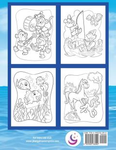 Animal Coloring Book: Kids Coloring Book Ages 4-8 9-12: 3 (Young Dreamers Coloring Books)