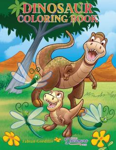 Dinosaur Coloring Book: For Kids Ages 4-8 9-12: 5 (Young Dreamers Coloring Books)