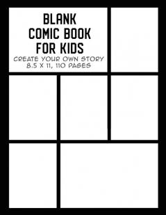 Blank Comic Book for Kids