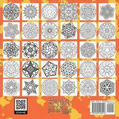 Geometric Mandalas: Relaxing Coloring Book for Adults