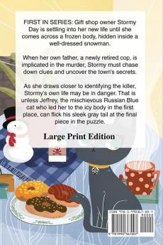 Death of a Dapper Snowman - Large Print: 1 (Stormy Day Mystery)