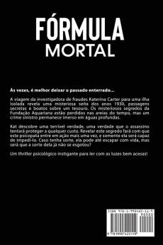 Formula Mortal: um thriller investigativo de Katerina Carter: 3 (Serie de Aventuras de Suspense E Misterio Com A Investigadora Katerina Carter)