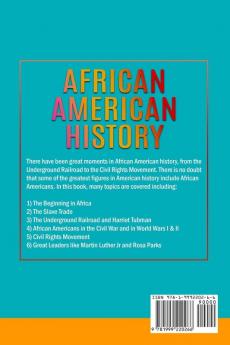 African American History: Slavery Underground Railroad People including Harriet Tubman Martin Luther King Jr. Malcolm X Frederick Douglass and Rosa Parks (Black History Month)