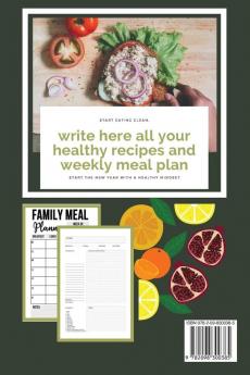 Magic Cookbook Recipes Lettuce Leaf Journal Lean and Clean Recipes and Meal Plans to write In: Blank Cookbook Optimal Format (6 x 9)