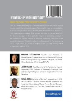 Leadership with Integrity: Higher Education from Vocation to Funding: 8 (Globethics.Net Education Ethics)