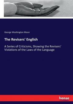 The Revisers' English