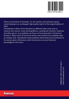 Theory and Practice of Teaching