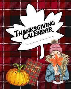 Thanksgiving Calendar: Undated Monthly Planner For Holiday Preperation & Productivity 2020 - Un-Dated Organizer To Write In Fall Planning Chores Goal ... Dinner Party & Decoration Plans Ideas Notes