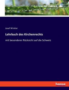 Lehrbuch des Kirchenrechts
