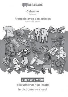 Cebuano - Français avec des articles diksyonaryo nga litrato BW