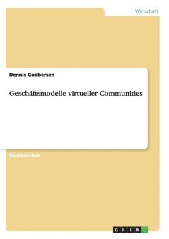 Geschäftsmodelle virtueller Communities