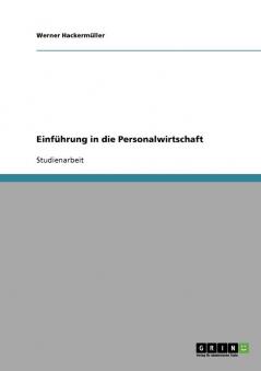 Einführung in die Personalwirtschaft