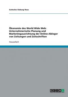 Ökonomie des World Wide Web