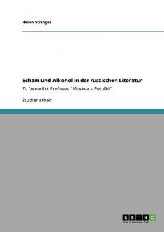 Scham und Alkohol in der russischen Literatur
