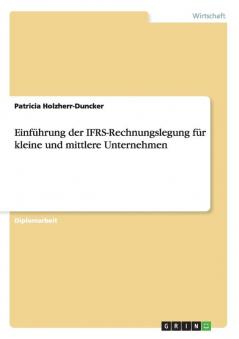 Einführung der IFRS-Rechnungslegung für kleine und mittlere Unternehmen