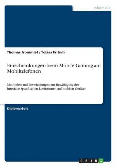 Einschr��nkungen beim Mobile Gaming auf Mobiltelefonen