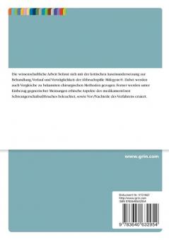 Medikamentöser Schwangerschaftsabbruch mit Mifegyne und Cytotec