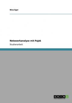Netzwerkanalyse mit Pajek