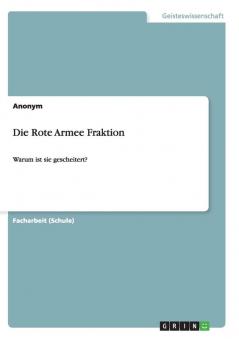 Die Rote Armee Fraktion