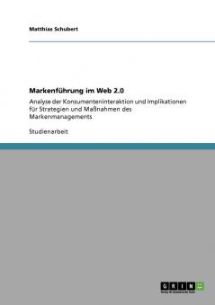 Markenführung im Web 2.0