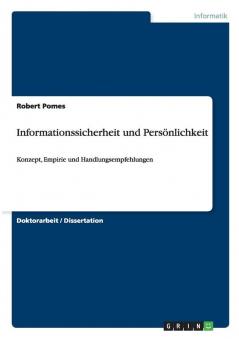 Informationssicherheit und Pers��nlichkeit