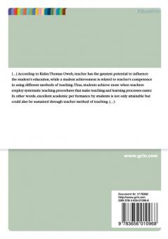 Level of Use and Effectiveness of some Select Method of Teaching Economics in Secondary Schools