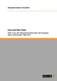 Paul und Otto Timm