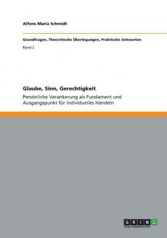 Glaube Sinn Gerechtigkeit