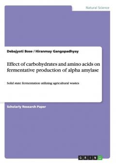 Effect of carbohydrates and amino acids on fermentative production of alpha amylase
