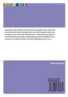 Effect of carbohydrates and amino acids on fermentative production of alpha amylase