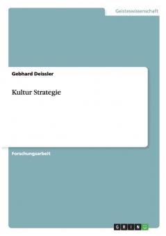 Kultur Strategie
