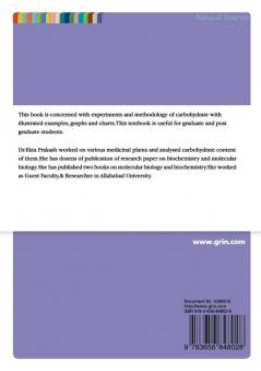 Analysis and Experiments of Carbohydrate