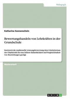 Bewertungshandeln von Lehrkräften in der Grundschule