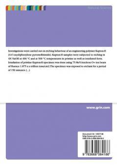 Chemical Etching Behaviour of a Polyimide