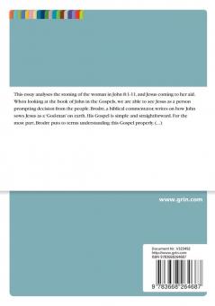 The Liberation of the Adulteress Woman in John 8