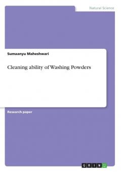 Cleaning ability of Washing Powders