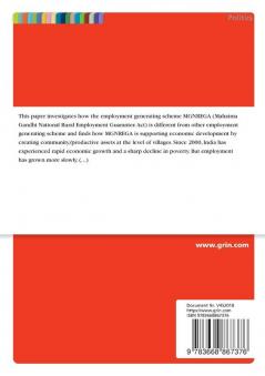 Understanding the Mahatma Gandhi National Rural Employment Guarantee Act (MGNREGA). A Scheme Supporting Economic Development