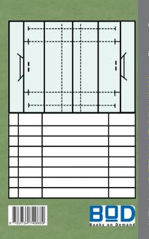 Rugby 2 in 1 Tacticboard and Training Workbook: Tactics/strategies/drills for trainer/coaches notebook training exercise exercises drills ... sport club play moves coaching instruction