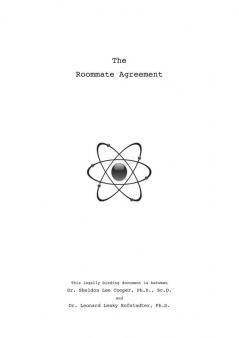 Sheldon's Roommate Agreement