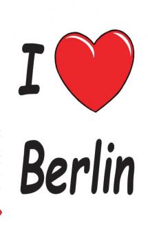 I Love Berlin - Notebook/Notizbuch: Theme Notebook diary titillation-book in pocket size / Motiv Notizbuch Notebook Einschreibbuch Tagebuch Kritzelbuch im praktischen Pocketformat